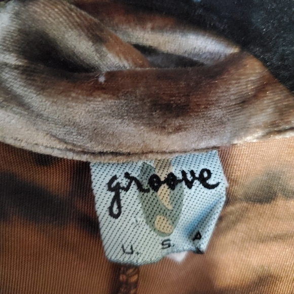 𝅺vintage Groove USA Stretchy Jacket or Shirt - Picture 4 of 15